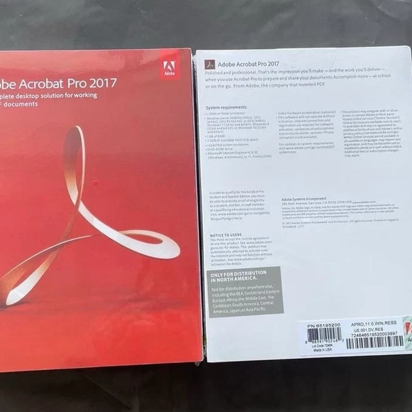 Adobe Acrobat Pro 2017 Boxed | Perpetual License | DVD for Windows - Picture 3 of 5